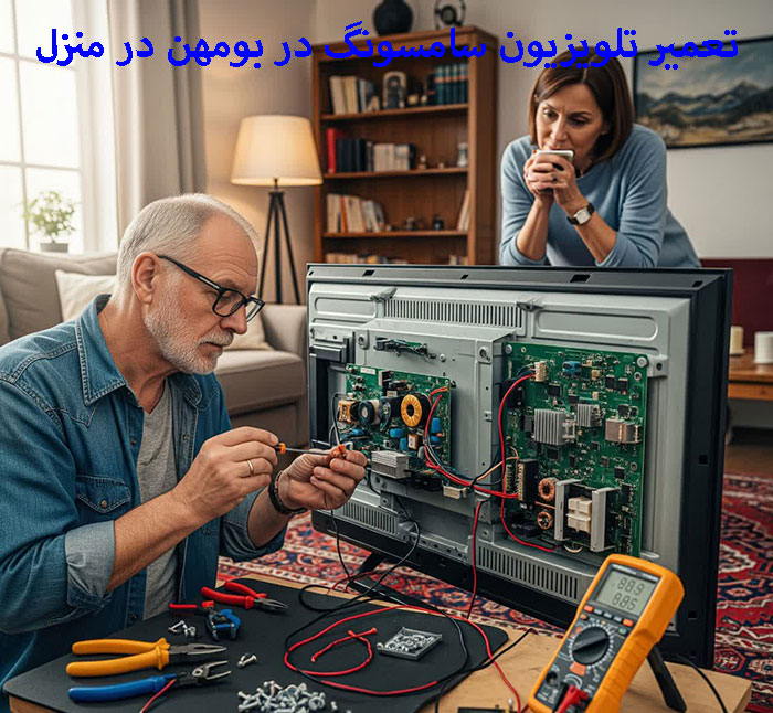 تعمیر تلویزیون سامسونگ در بومهن در منزل