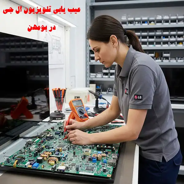 عیب یابی تلویزیون ال جی در بومهن