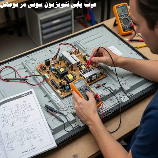 عیب یابی تلویزیون سونی در بومهن