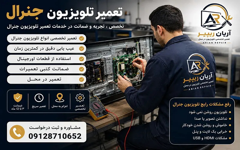 تعمیر تلویزیون جنرال